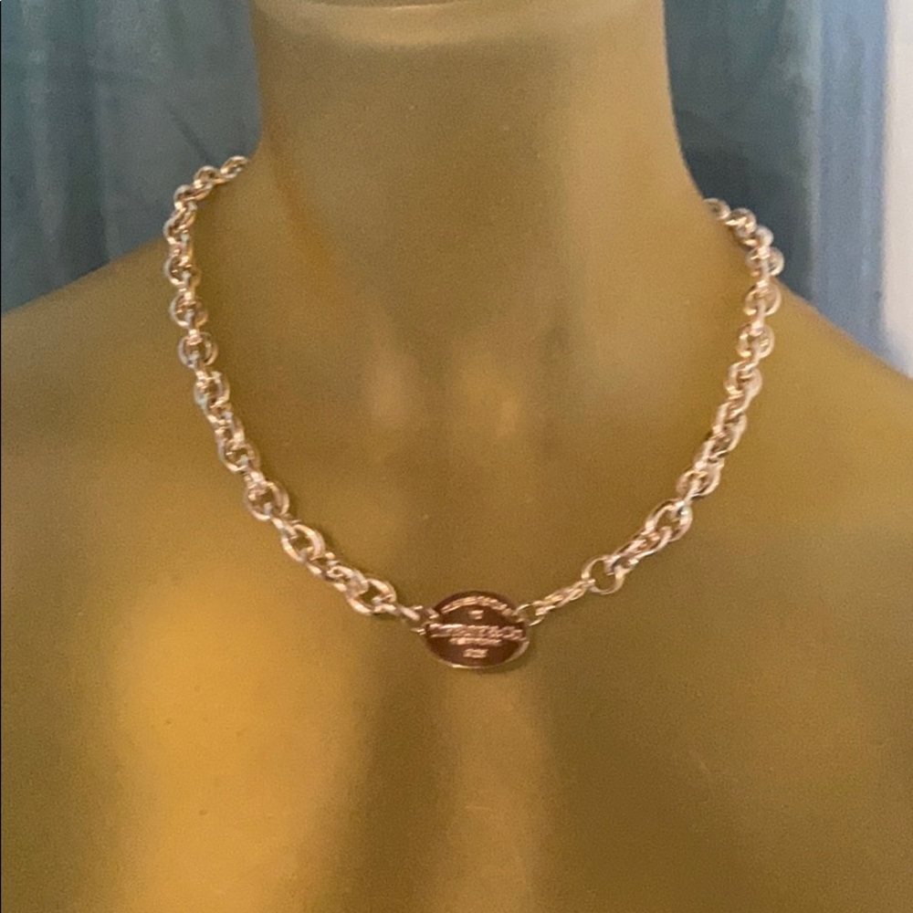 “Return to Tiffany” Tiffany & Co silver ne…